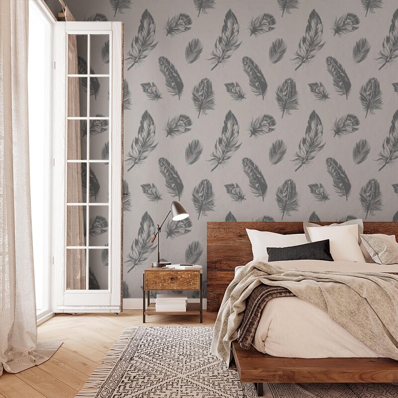 Vliestapete Grafisch Modern in Weiß Novamur (82112)