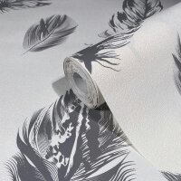 Vliestapete Grafisch Modern in Wei&szlig; Novamur (82112)