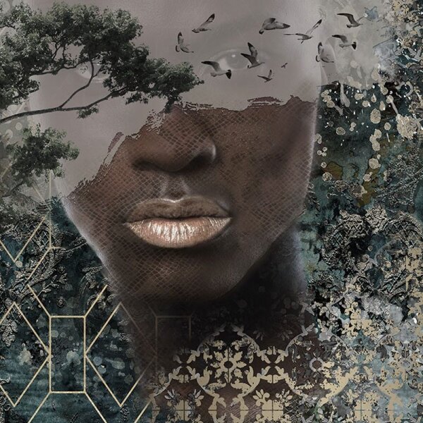 Digitaldruck-Tapete Grau, Silber Papis Loveday (33799)