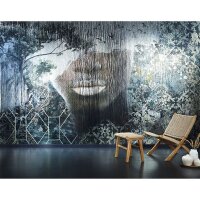 Digitaldruck-Tapete Grau, Silber Papis Loveday (33799)