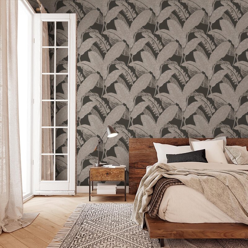 Vliestapete Floral Modern, Natur in Braun Novamur (82119)