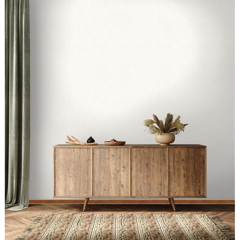 Papiertapete Struktur Modern in Weiß Marburg (94653)