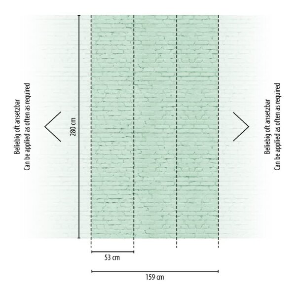 Fototapete Geometrisches Muster Mintgrün - Dezente Linienoptik modern - livingwalls Vliestapete erweiterbar (398281)