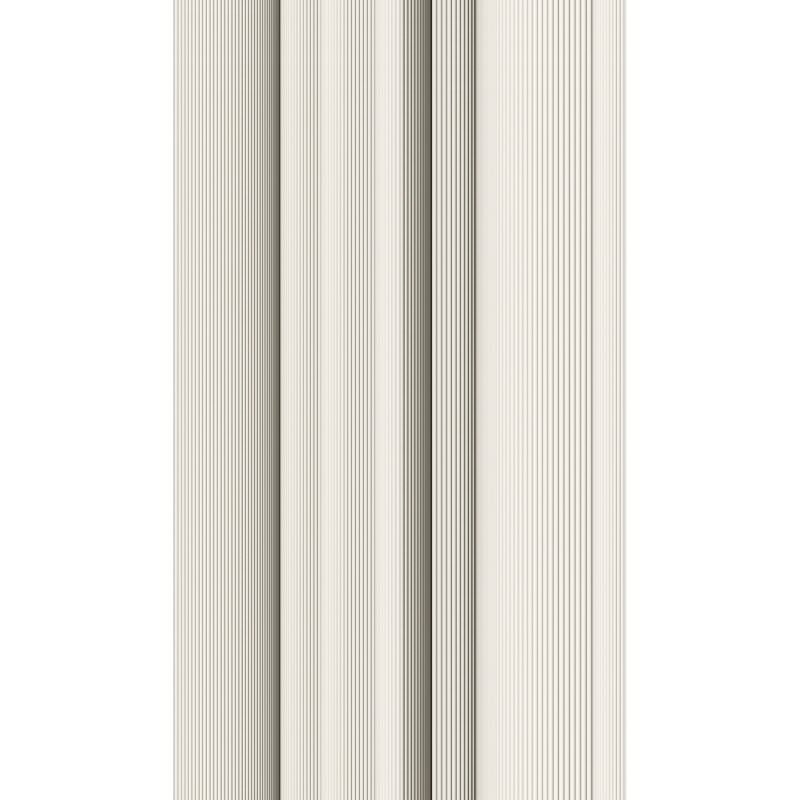 Fototapete Streifenmuster Beige Grau - Elegante Linienoptik modern - livingwalls Vliestapete erweiterbar (398411)