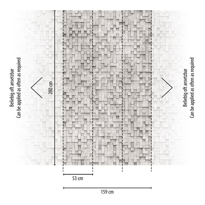 Fototapete Ornament Schwarz Weiß - Klassisches Muster mit Vintage-Flair - livingwalls Vliestapete erweiterbar (398431)