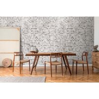 Fototapete Ornament Schwarz Wei&szlig; - Klassisches...