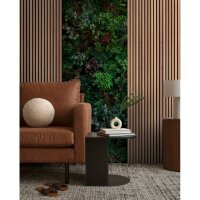 Fototapete Vertikale Pflanzenwand Gr&uuml;n Braun -...