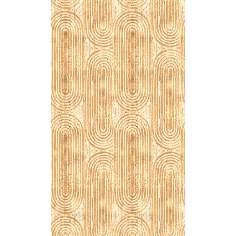 Fototapete Mandala Muster Gold Beige - Orientalisches Design mit Glanzoptik - livingwalls Vliestapete erweiterbar (398681)