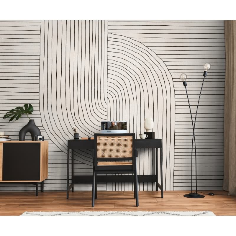 Fototapete Holzoptik Beige Struktur - Helle Bretteroptik im natürlichen Look - livingwalls Vliestapete (398941)