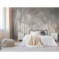 Fototapete Allee mit B&auml;umen Sepiaoptik - Klassische...