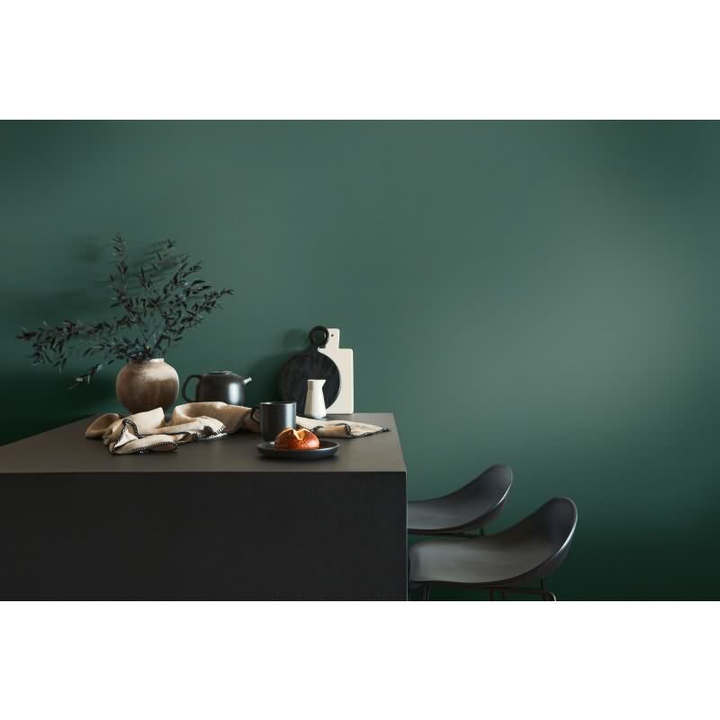 Unitapete Leinenoptik Dunkelpetrol - livingwalls Vliestapete matt - moderne Struktur-Tapete für stilvolle Raumgestaltung (390984)