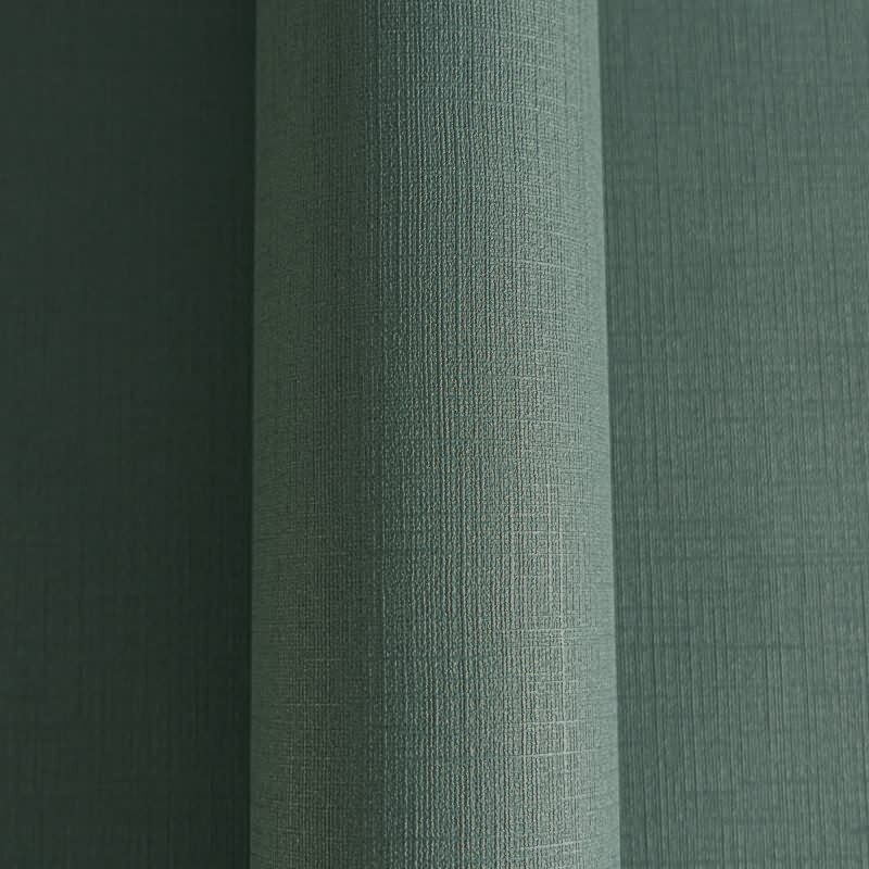 Unitapete Leinenoptik Dunkelpetrol - livingwalls Vliestapete matt - moderne Struktur-Tapete für stilvolle Raumgestaltung (390984)
