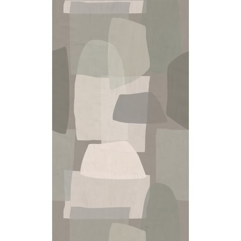 Design livingwalls Vliestapete Beige-Grau - Wandbild 280x159 cm - Abstrakte Naturtöne für moderne Raumgestaltung (782062)