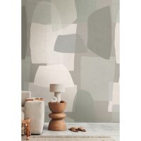 Design livingwalls Vliestapete Beige-Grau - Wandbild...