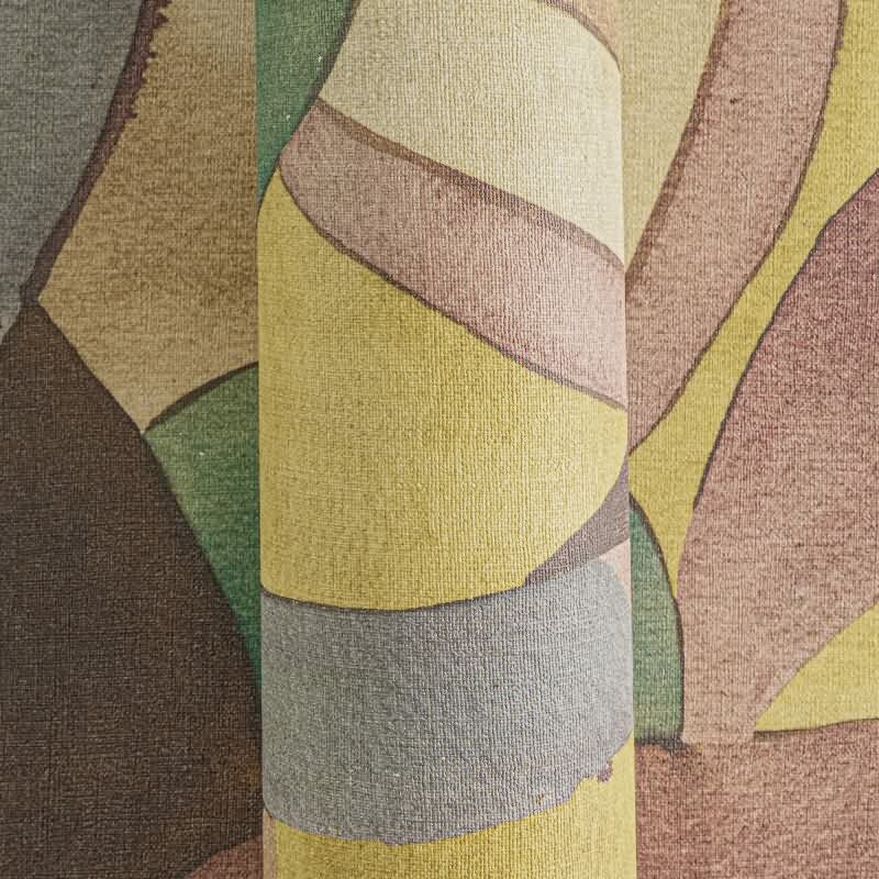 Abstrakte livingwalls Vliestapete in warmen Retrofarben - künstlerisches Design mit Struktur (782141)