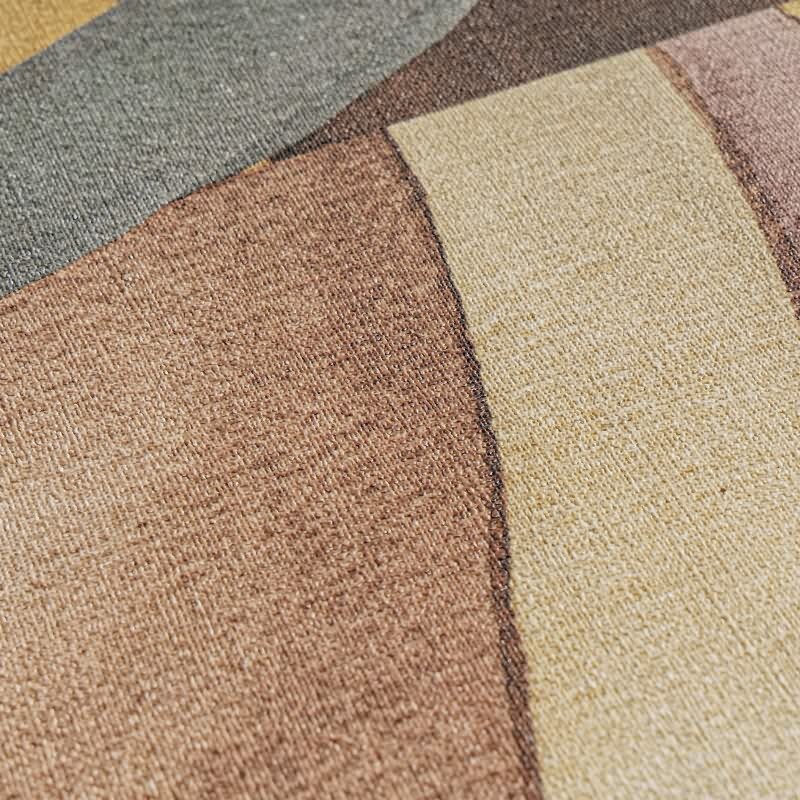 Abstrakte livingwalls Vliestapete in warmen Retrofarben - künstlerisches Design mit Struktur (782141)