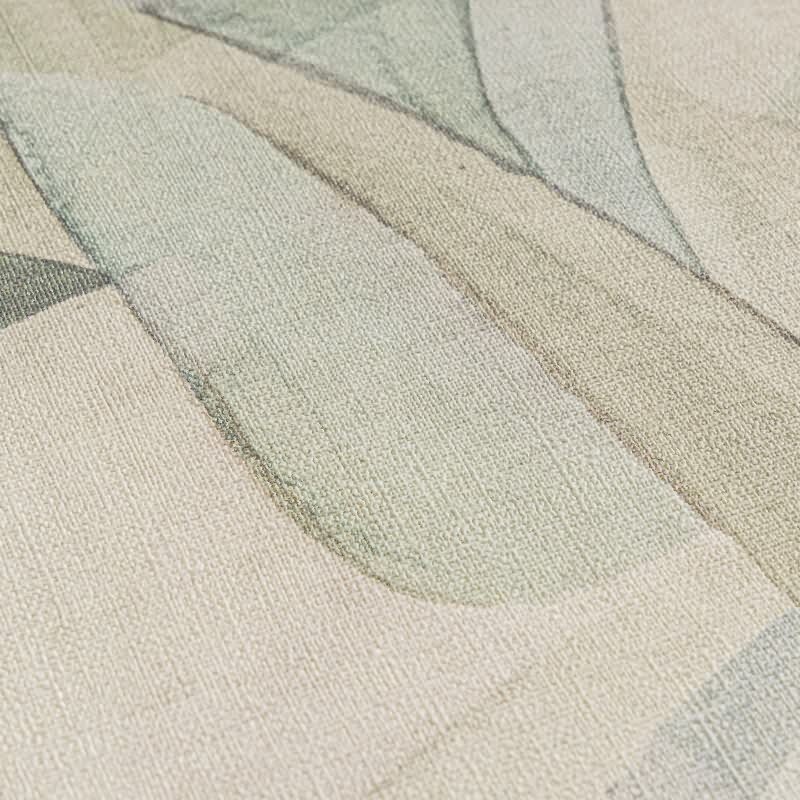 Abstrakte livingwalls Vliestapete in Naturfarben - dezentes Design für moderne Räume (782151)