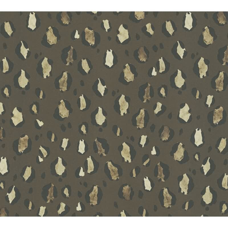 Leopardenmuster-Tapete in Dunkelbraun - Stilvoll & Wild zugleich livingwalls (782163)