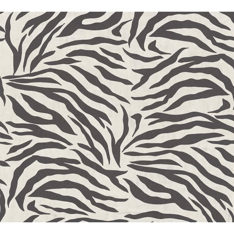 Zebramuster-Tapete in Schwarz-Weiß - Modern & Wild livingwalls (782171)