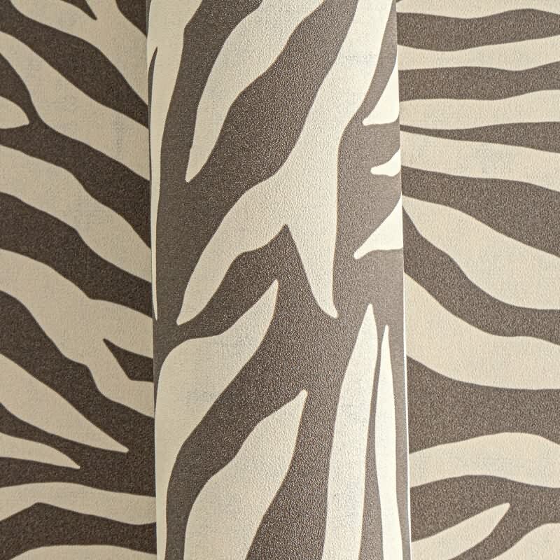 Zebramuster-Tapete in Braun - Natur trifft auf Design livingwalls (782172)