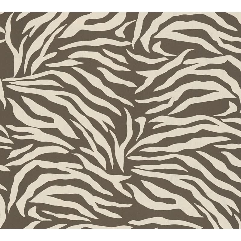 Zebramuster-Tapete in Braun - Natur trifft auf Design livingwalls (782172)