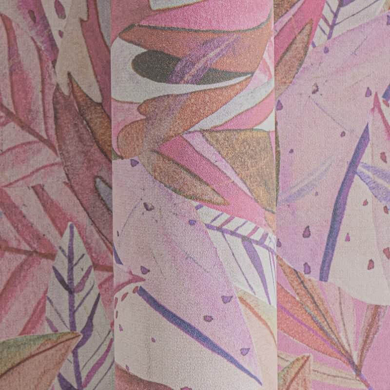 Tropische Blättertapete in kräftigem Pink livingwalls (782203)