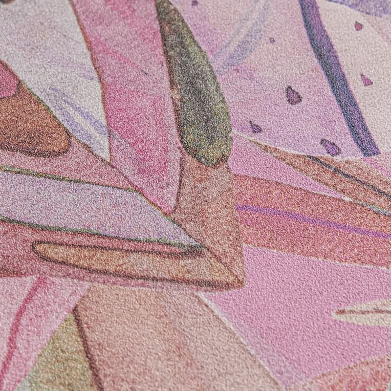 Tropische Blättertapete in kräftigem Pink livingwalls (782203)
