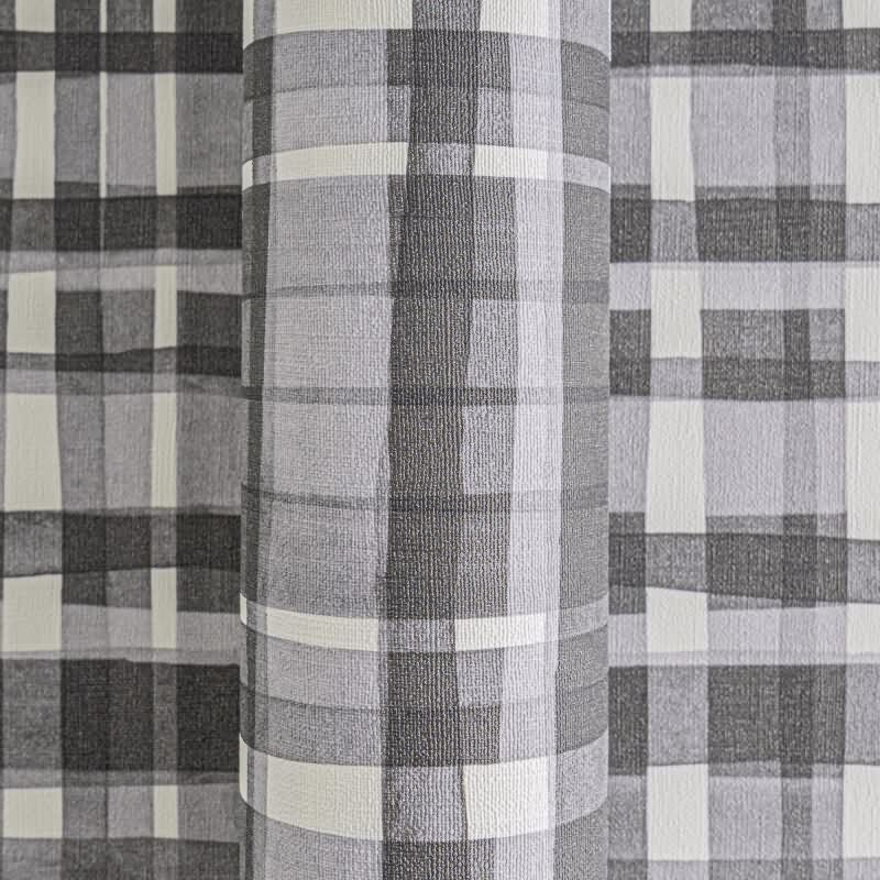 Karo-Tapete Schwarz Grau Weiß - Klassisches Karomuster - livingwalls Vliestapete modern (782244)