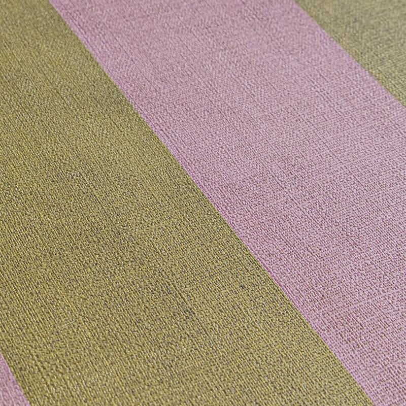 Streifen-Tapete Altrosa Oliv - Breite Blockstreifen - livingwalls Vliestapete modern & retro (782261)