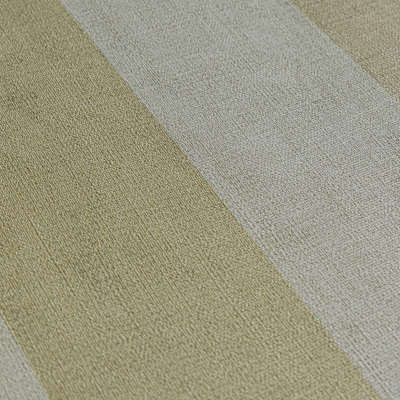 Streifen-Tapete Beige Grau - Klassische Blockstreifen - livingwalls Vliestapete dezent & modern (782262)