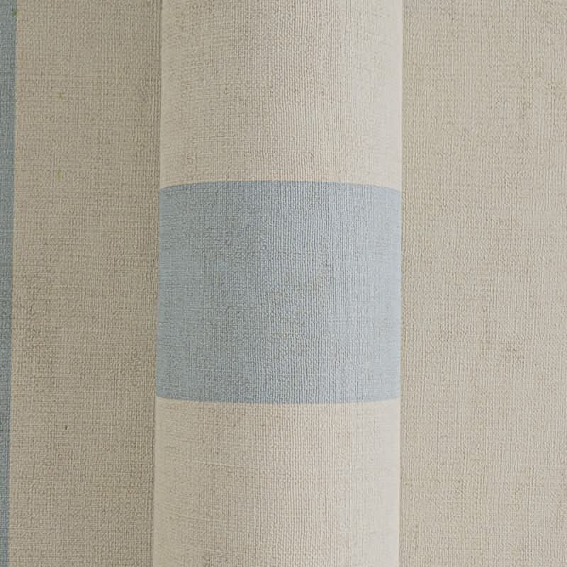 Streifen-Tapete Hellblau Beige - Klassische Blockstreifen - livingwalls Vliestapete maritim (782263)