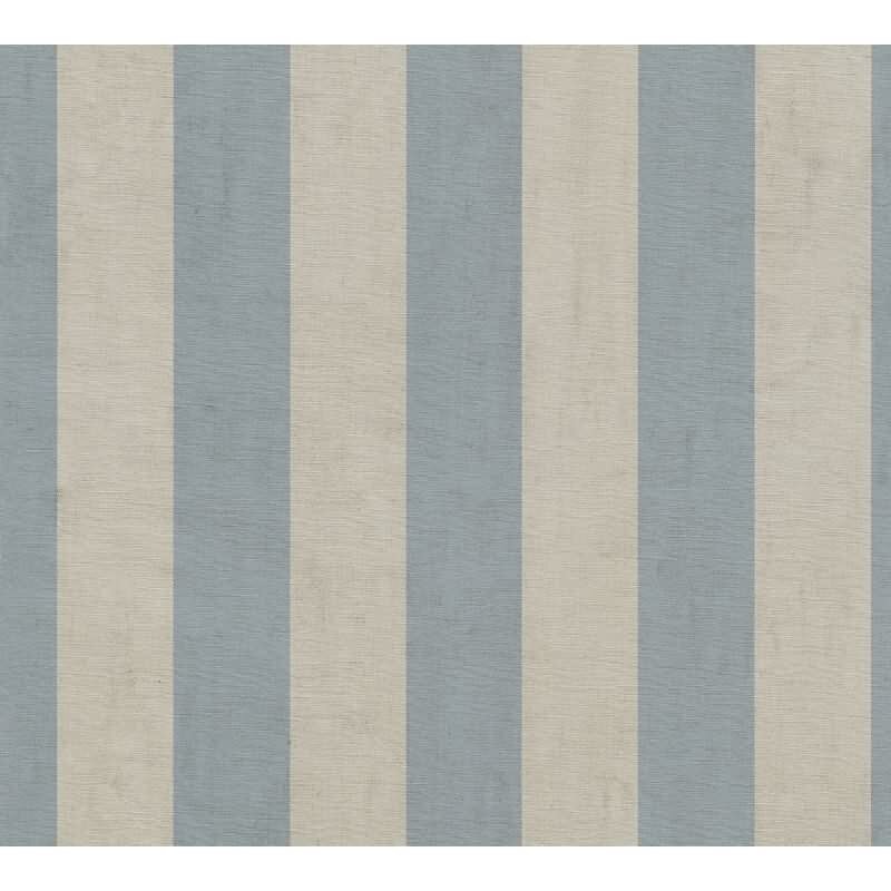 Streifen-Tapete Hellblau Beige - Klassische Blockstreifen - livingwalls Vliestapete maritim (782263)