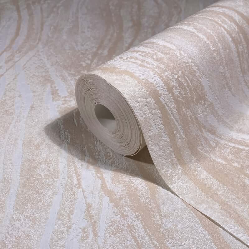 Vliestapete Beton, Wellen Grafisch Modern in Beige Novamur (82493)