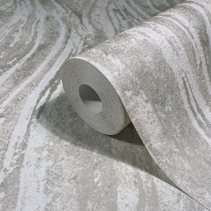 Vliestapete Beton, Wellen Grafisch Modern in Beige Novamur (82495)