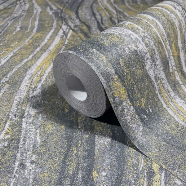 Vliestapete Beton, Wellen Grafisch Modern in Grau Novamur (82496)