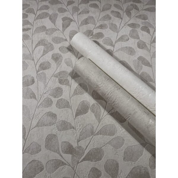 Vliestapete Beton, Uni Putzoptik Uni in Grau Novamur (82500)