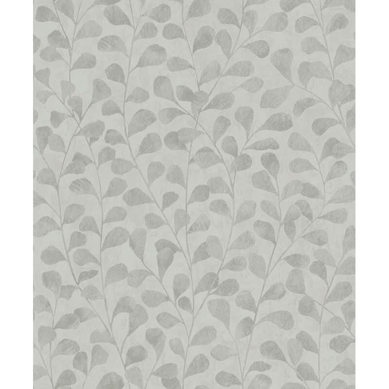 Vliestapete Blätter, Beton Floral Natur Novamur (82502)