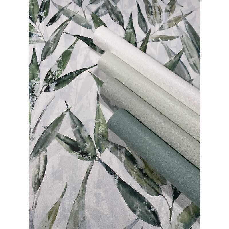 Vliestapete Uni, Struktur Uni Modern matt in Grün Novamur (82521)