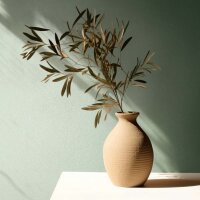 Vliestapete Uni, Struktur Uni Modern matt in Gr&uuml;n...