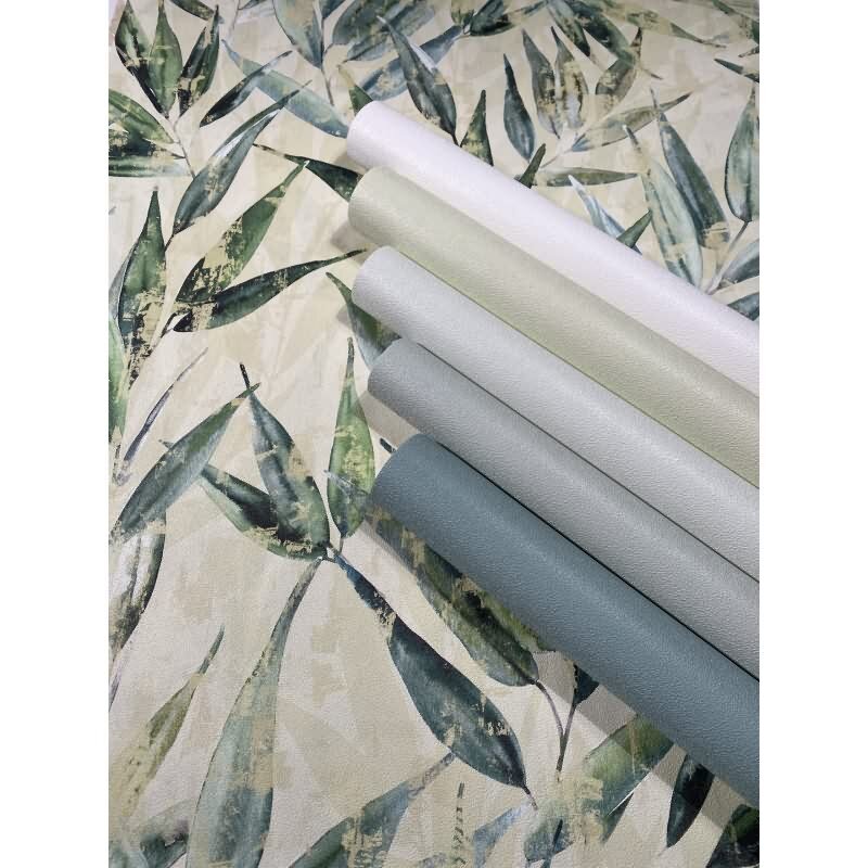 Vliestapete Uni, Struktur Uni Modern matt in Grün Novamur (82522)