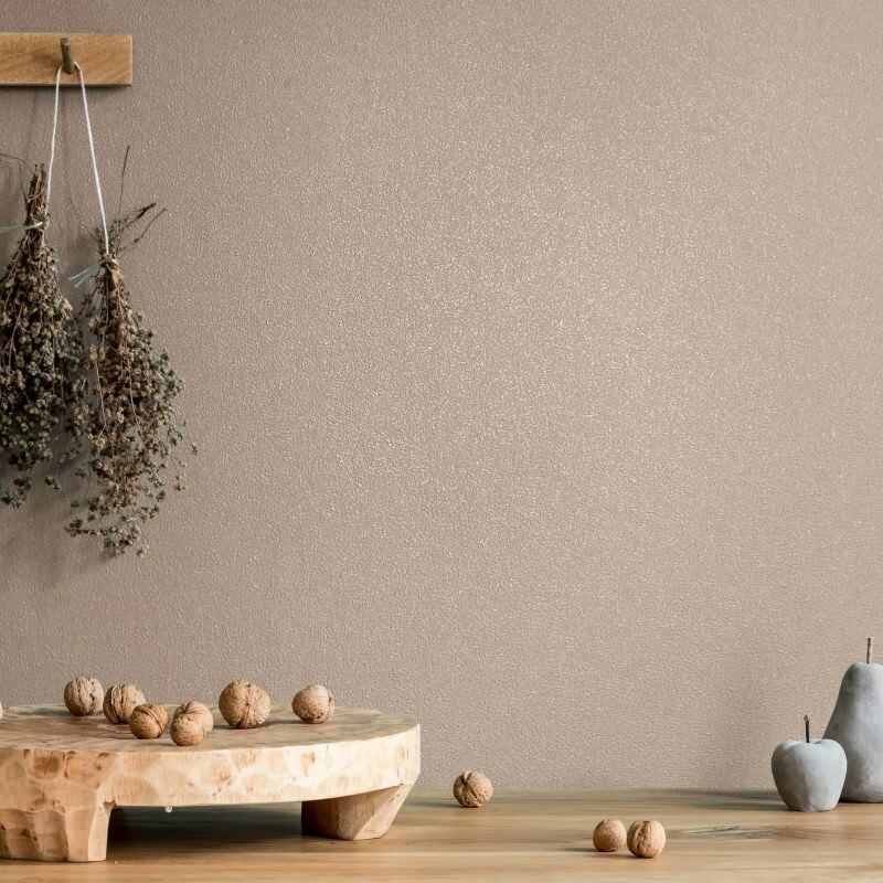 Vliestapete Uni, Struktur Uni Modern matt in Orange Novamur (82527)