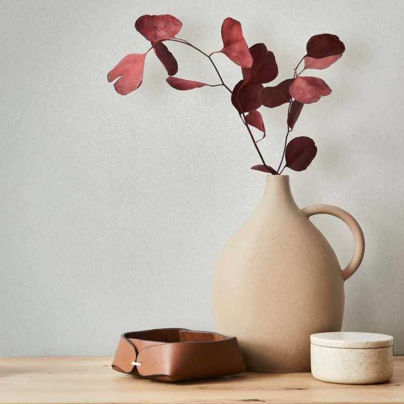 Vliestapete Uni, Struktur Uni Modern matt in Weiß Novamur (82529)