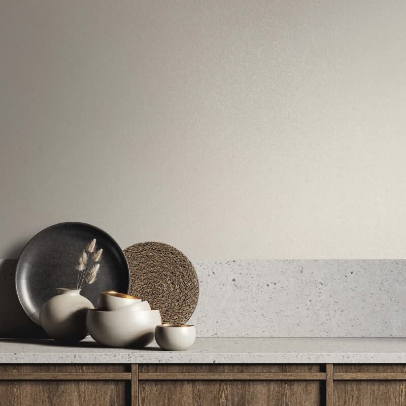 Vliestapete Uni, Struktur Uni Modern matt in Weiß Novamur (82530)