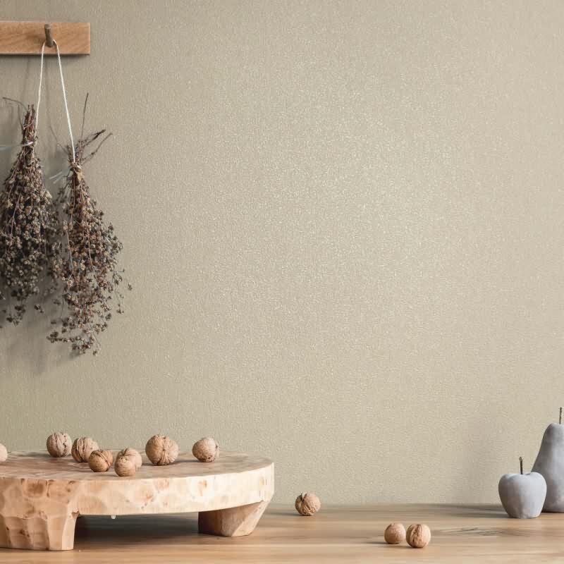 Vliestapete Uni, Struktur Uni Modern matt in Beige Novamur (82532)