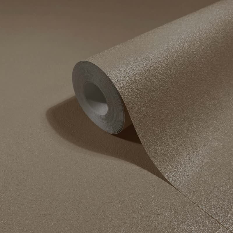 Vliestapete Uni, Struktur Uni Modern matt in Braun Novamur (82533)