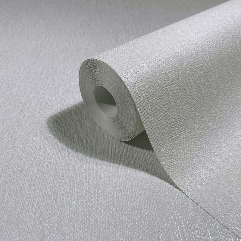 Vliestapete Uni, Textil Uni Klassisch in Weiß Novamur (82534)