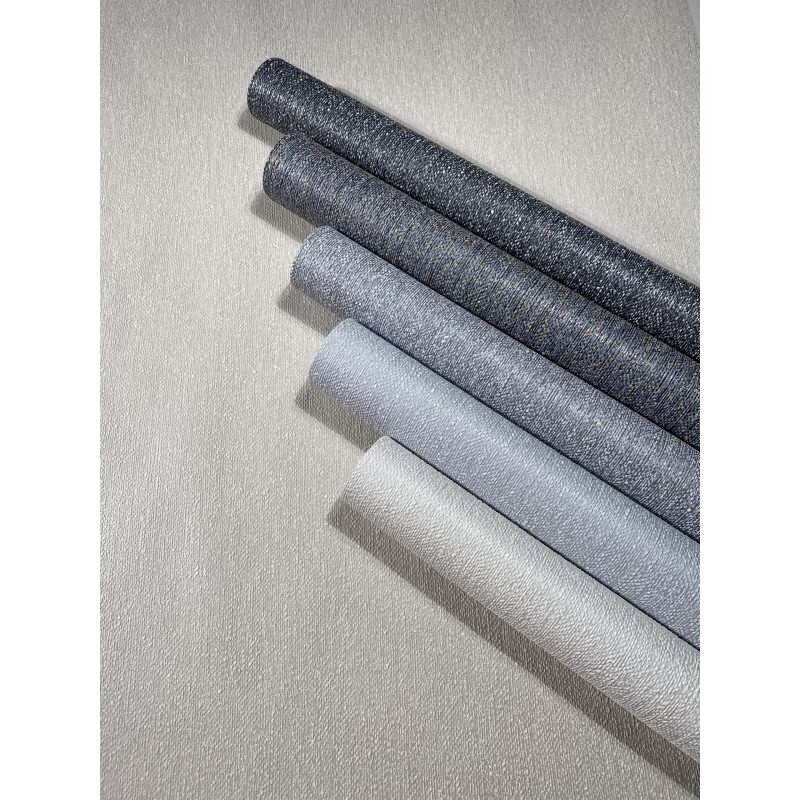 Vliestapete Uni, Textil Uni Klassisch in Blau Novamur (82535)