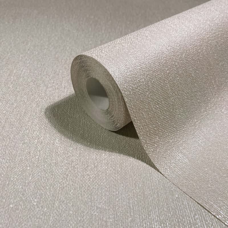 Vliestapete Uni, Textil Uni Klassisch in Beige Novamur (82536)