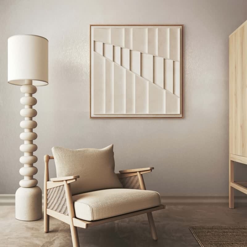 Vliestapete Uni, Textil Uni Klassisch in Beige Novamur (82536)