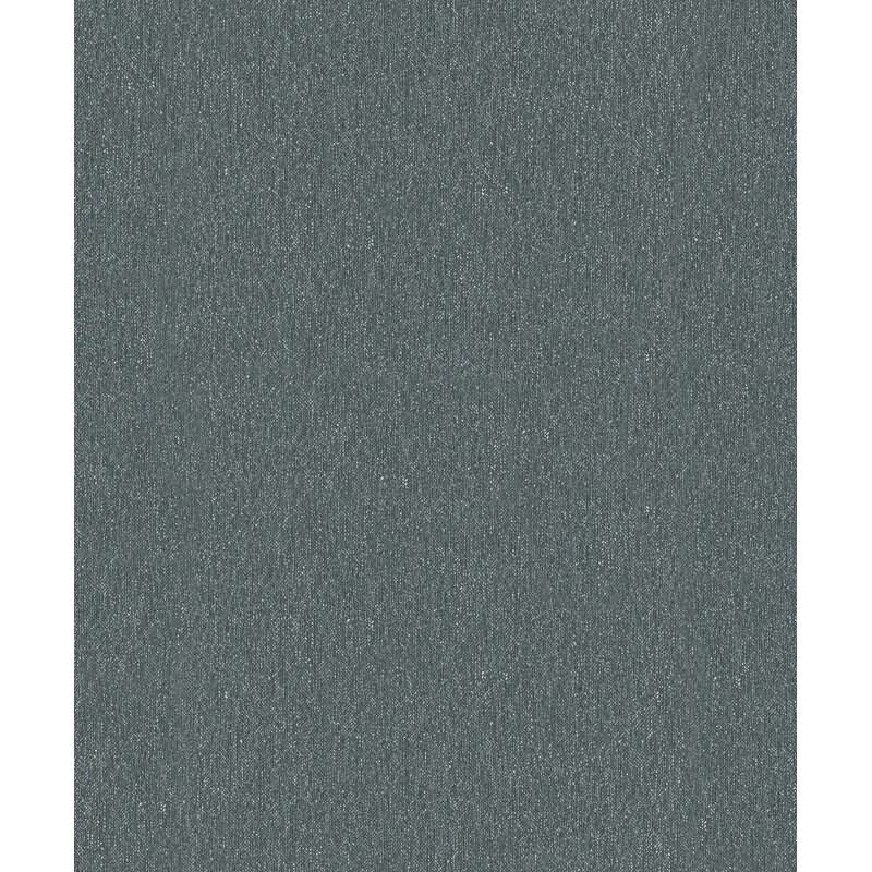 Vliestapete Uni, Textil Uni Klassisch in Schwarz Novamur (82538)